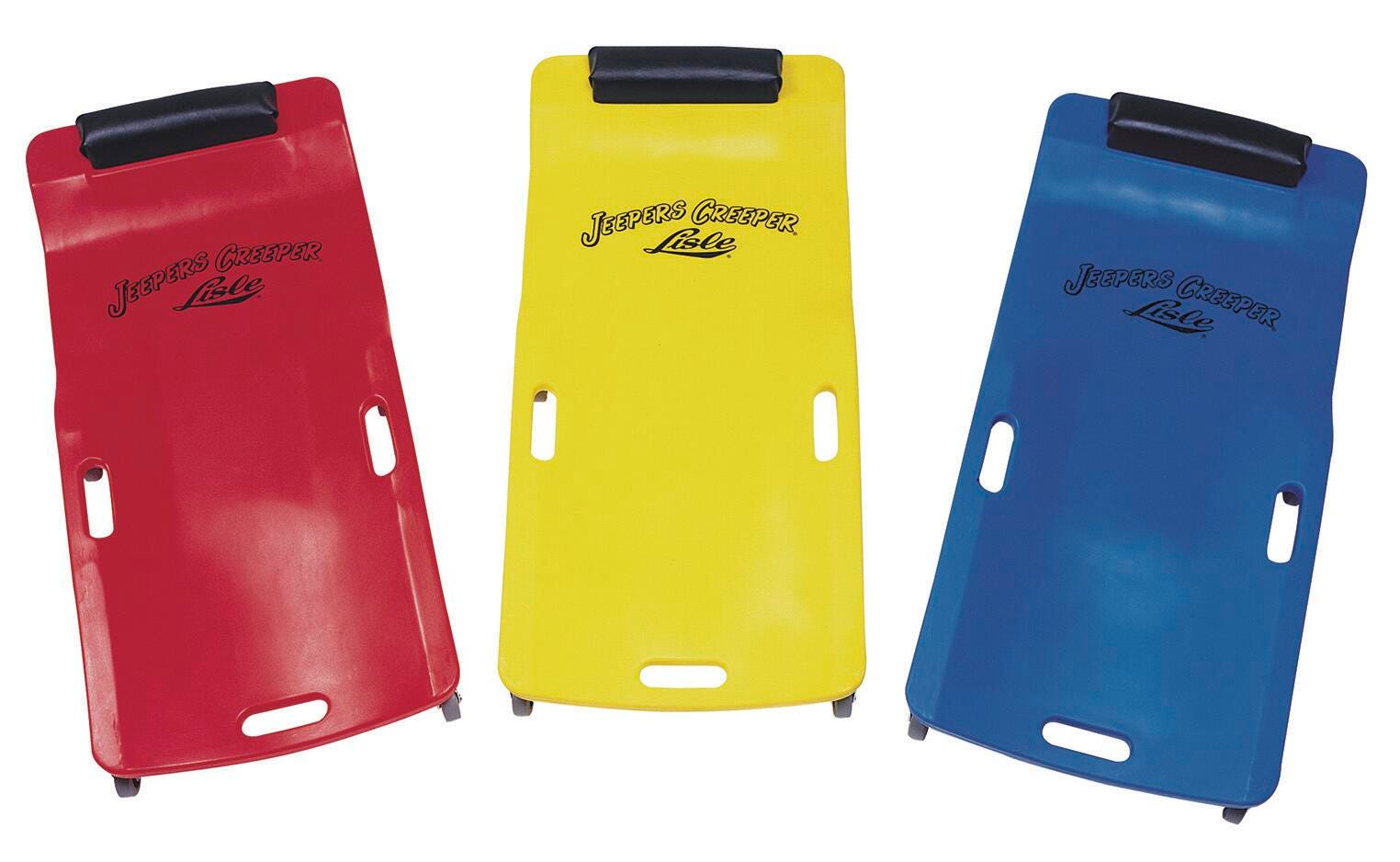 Lisle Jeeper Creeper, 38 in L X 17-1/2 W X 4 in D, Plastic, Red
